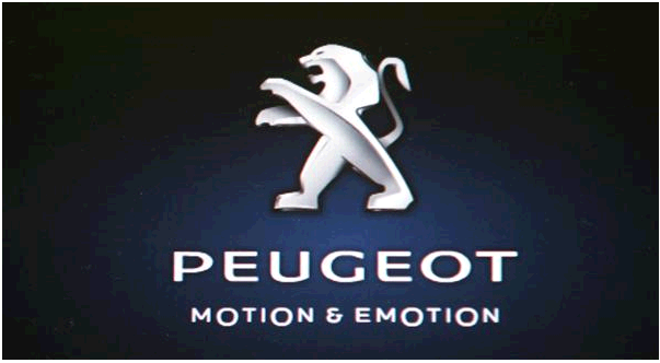 Nouveau logo Peugeot lang'fr' 